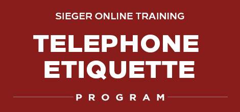 Online Telephone Etiquette Program