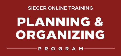 Online Planning and Organizing Skills Program