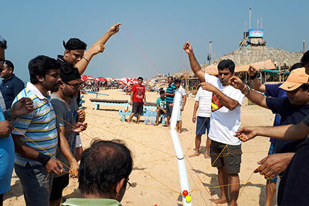 Beach Team Building Activities