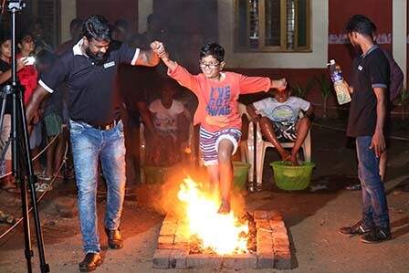 Fire Walk Activity in India