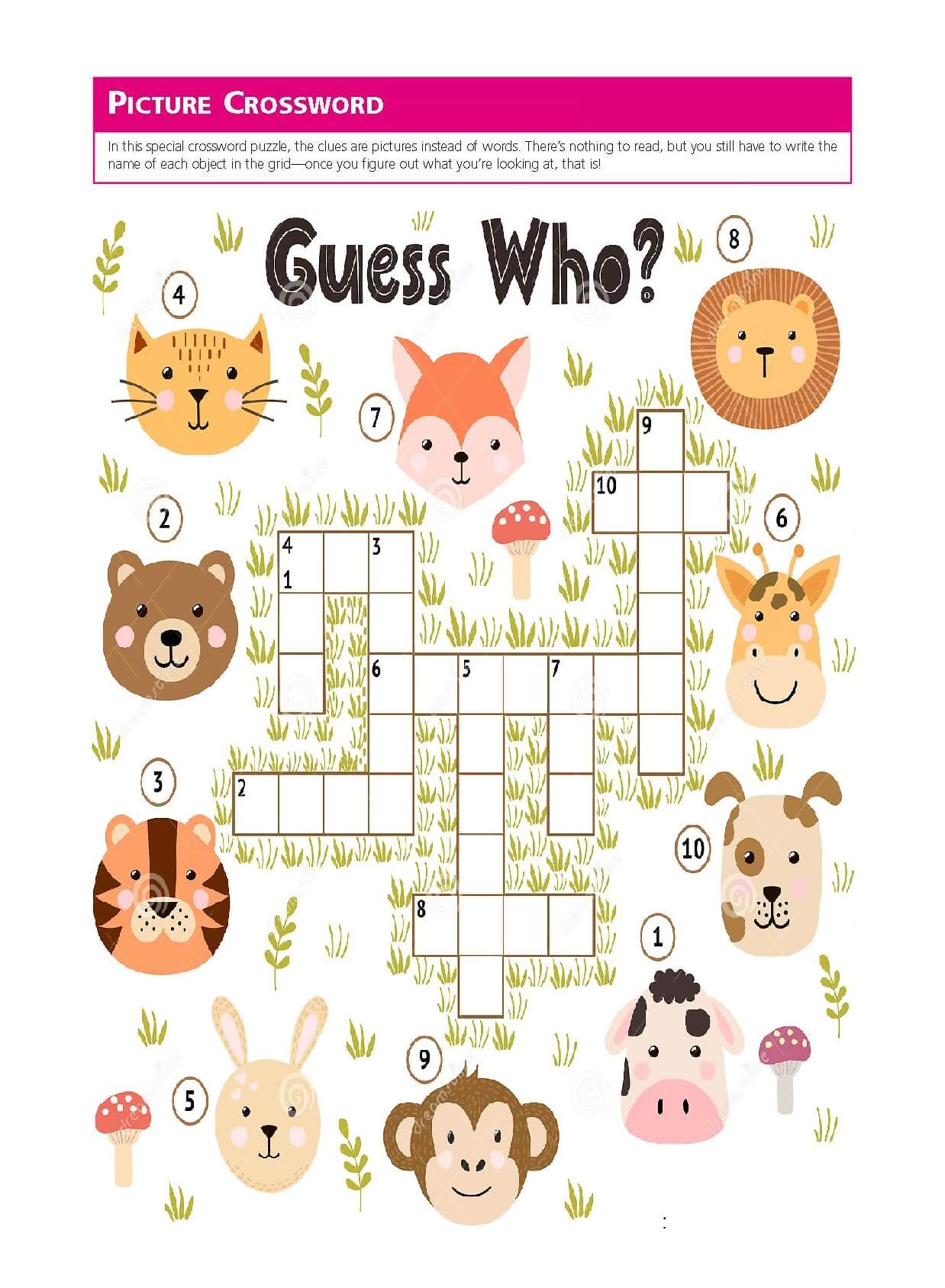 Picture Crossword Team Building Activity